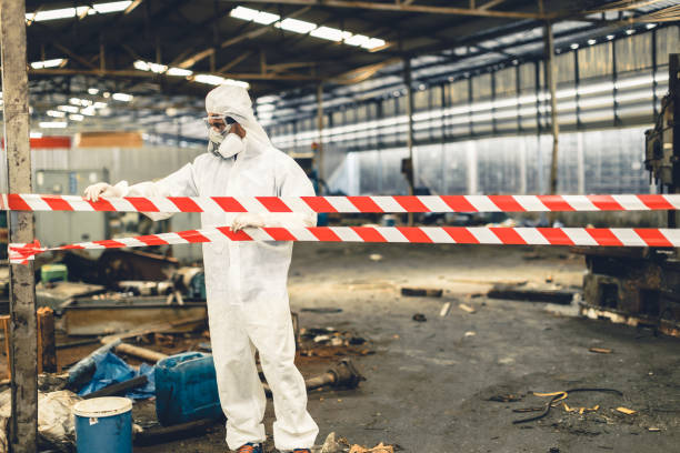 Professional Biohazard technician working in Martinez, GA